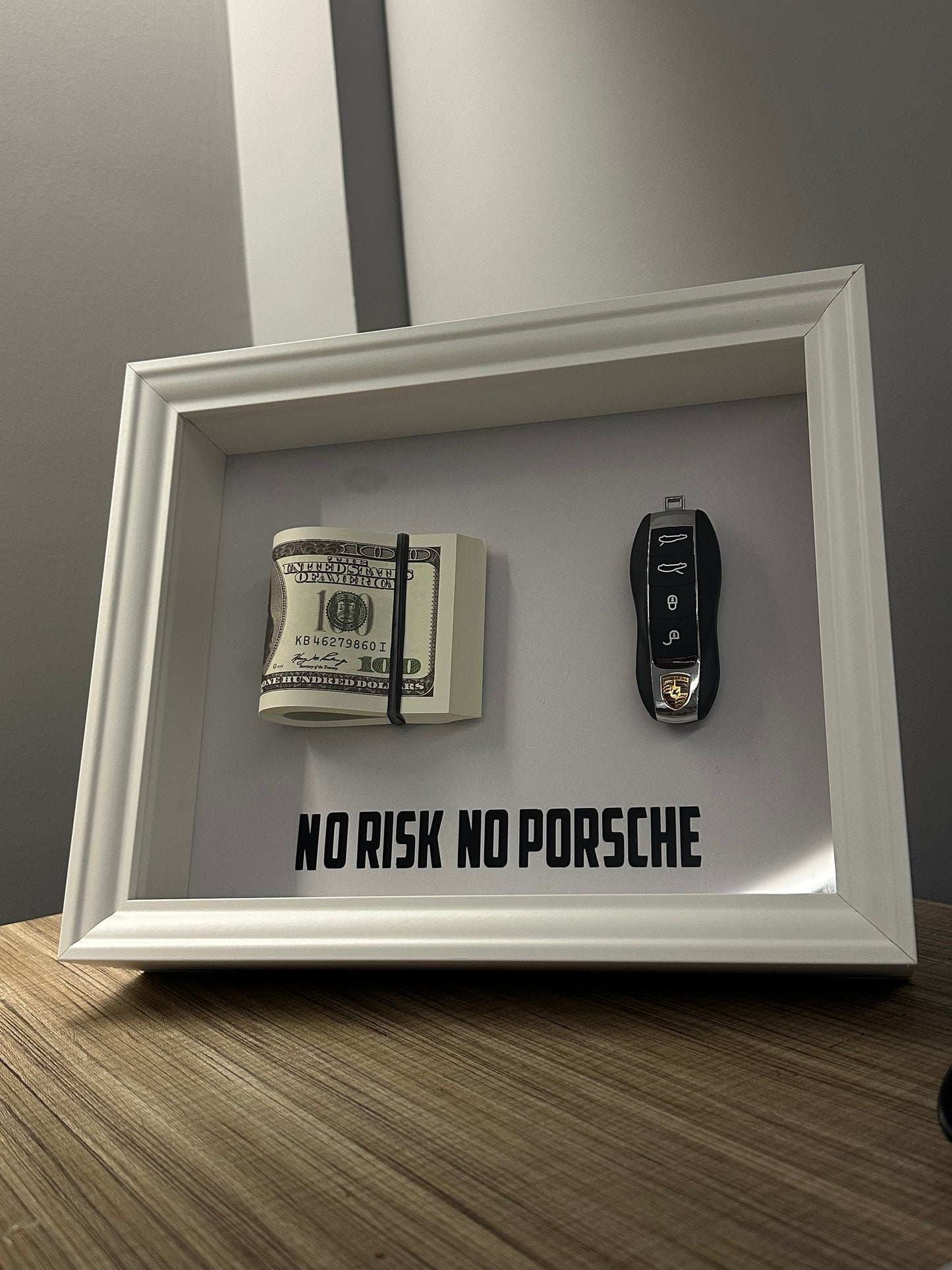NO RISK NO PORSCHE white edition