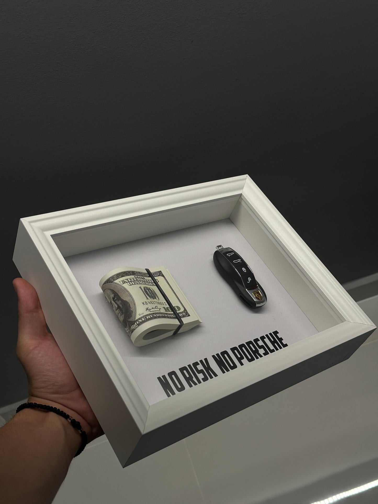 NO RISK NO PORSCHE white edition