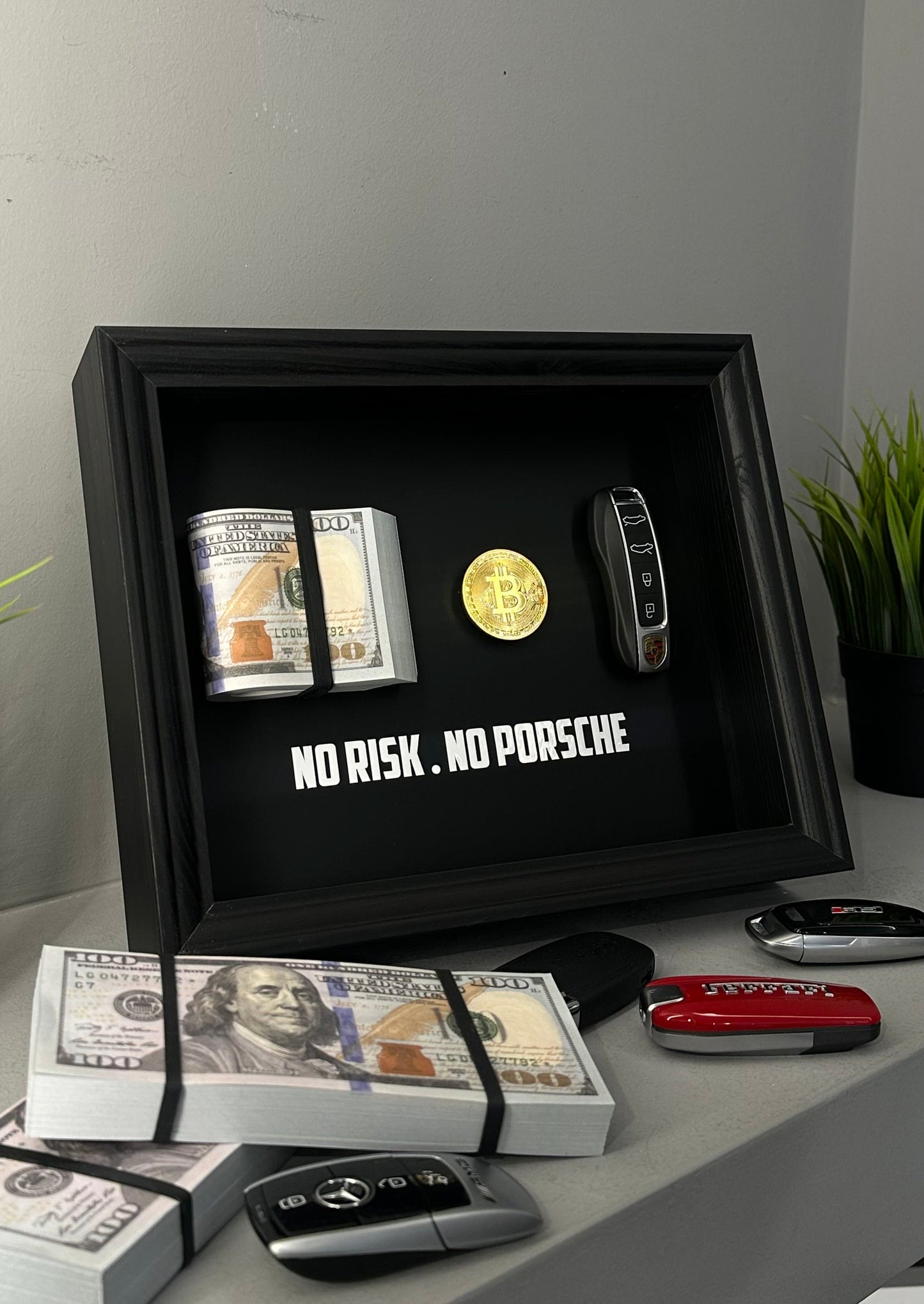 NO RISK. NO PORSCHE – Bitcoin Edition