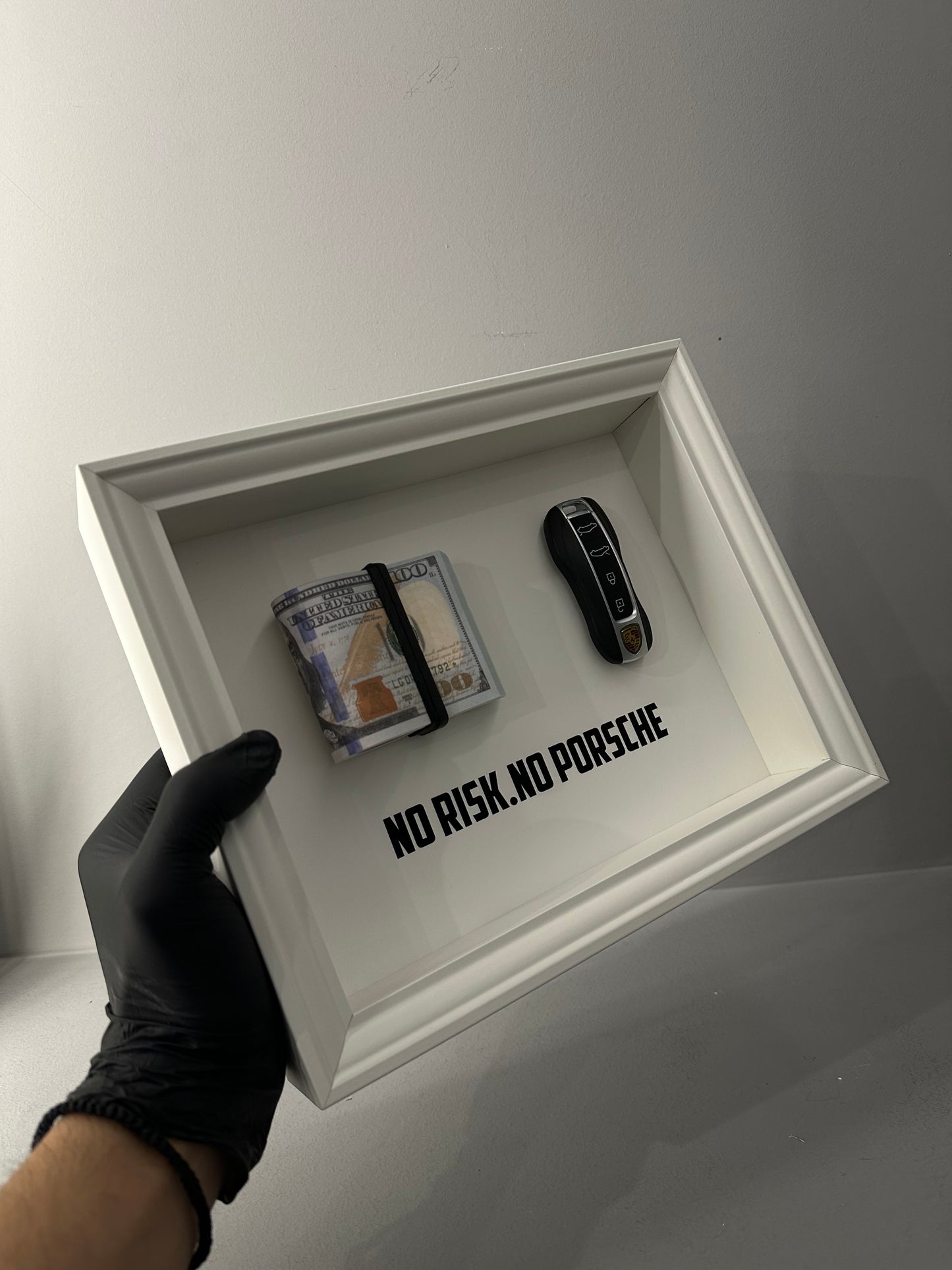 NO RISK NO PORSCHE white edition